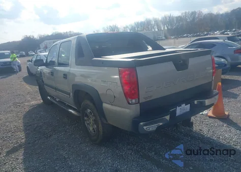 2004 Chevrolet Avalanche 1500 из США, поврежденный, VIN 3GNEC12T74G309595